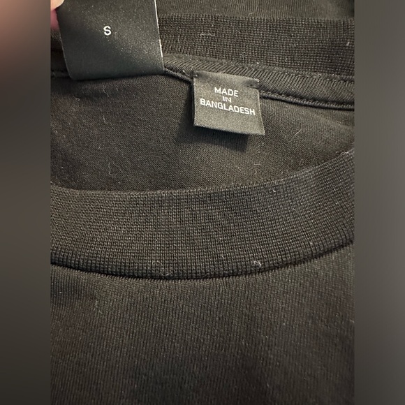 HUGO BOSS Multi Colored Logo Tee T-Shirt Short Sleeve Black Crewneck Blue Orange - Picture 6 of 11